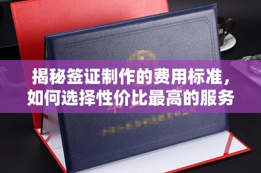 武陟揭秘签证制作的费用标准，如何选择性价比最高的服务？