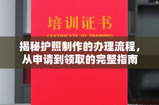 武陟揭秘护照制作的办理流程，从申请到领取的完整指南