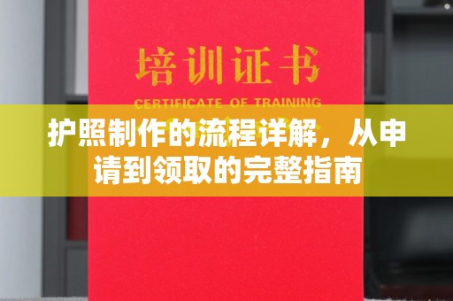武陟护照制作的流程详解，从申请到领取的完整指南