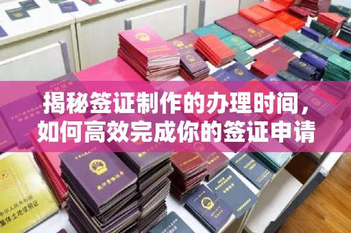武陟揭秘签证制作的办理时间，如何高效完成你的签证申请