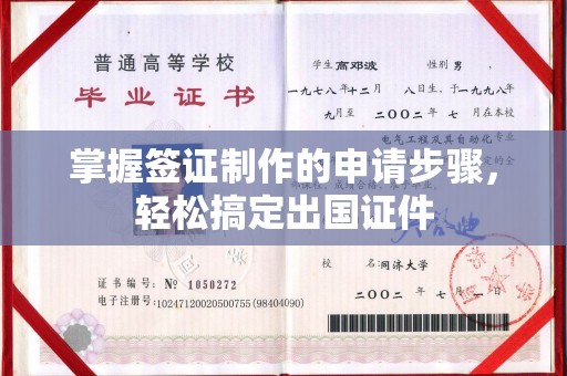 武陟掌握签证制作的申请步骤，轻松搞定出国证件