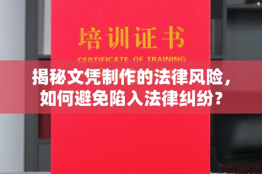 武陟揭秘文凭制作的法律风险，如何避免陷入法律纠纷？