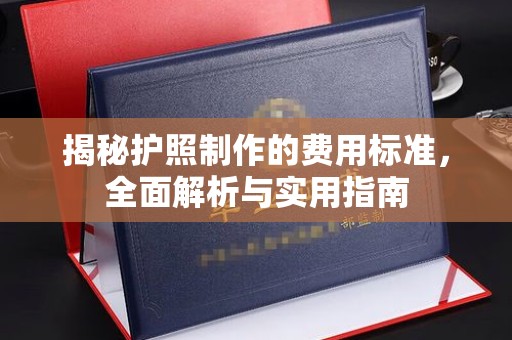 武陟揭秘护照制作的费用标准，全面解析与实用指南
