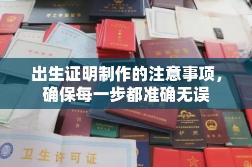 武陟出生证明制作的注意事项，确保每一步都准确无误