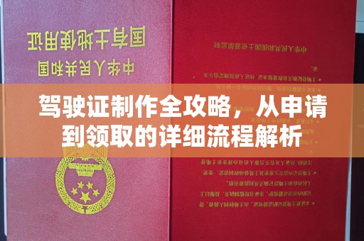 武陟驾驶证制作全攻略，从申请到领取的详细流程解析
